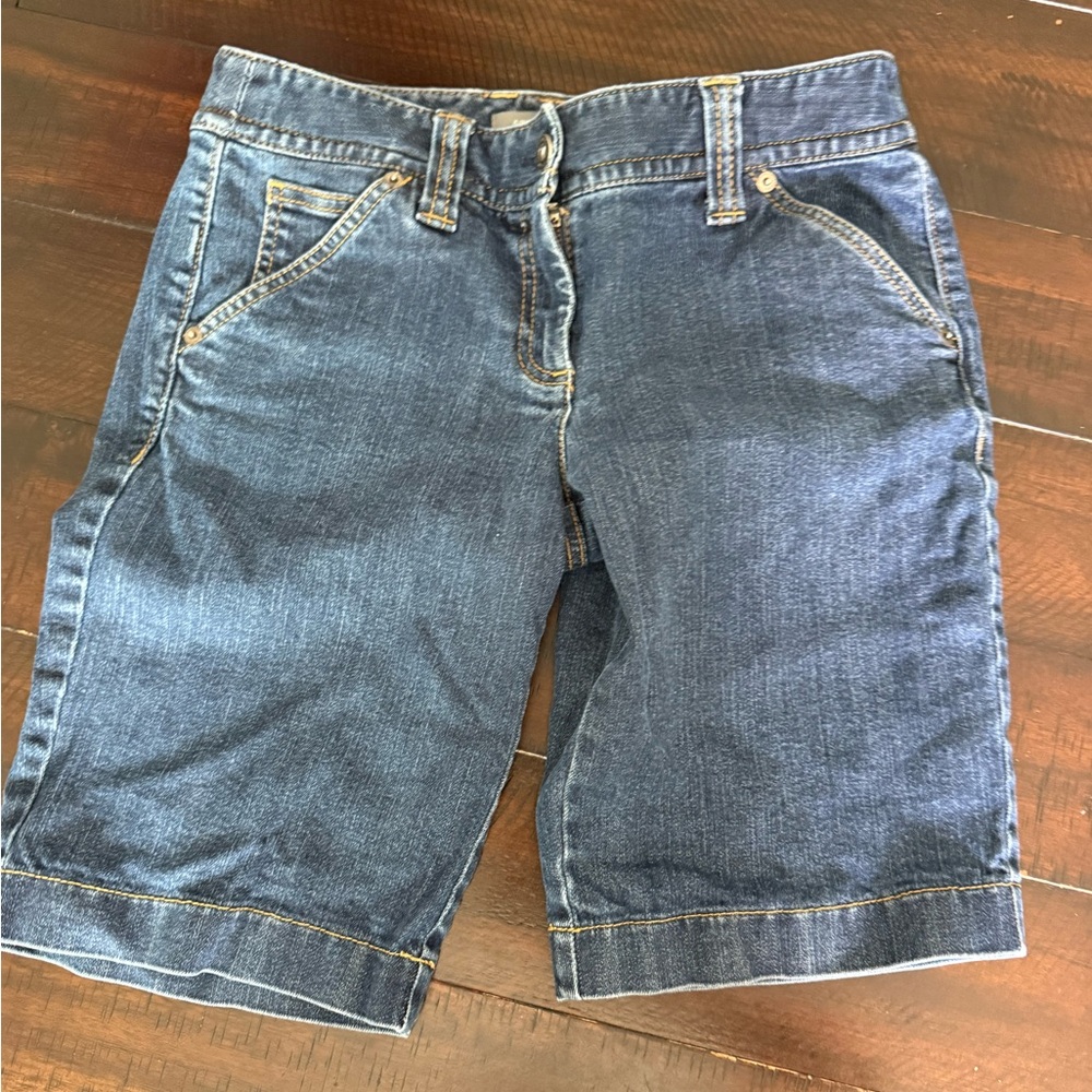 ANN TAYLOR Capri Classic Blue Denim Women's Shorts
